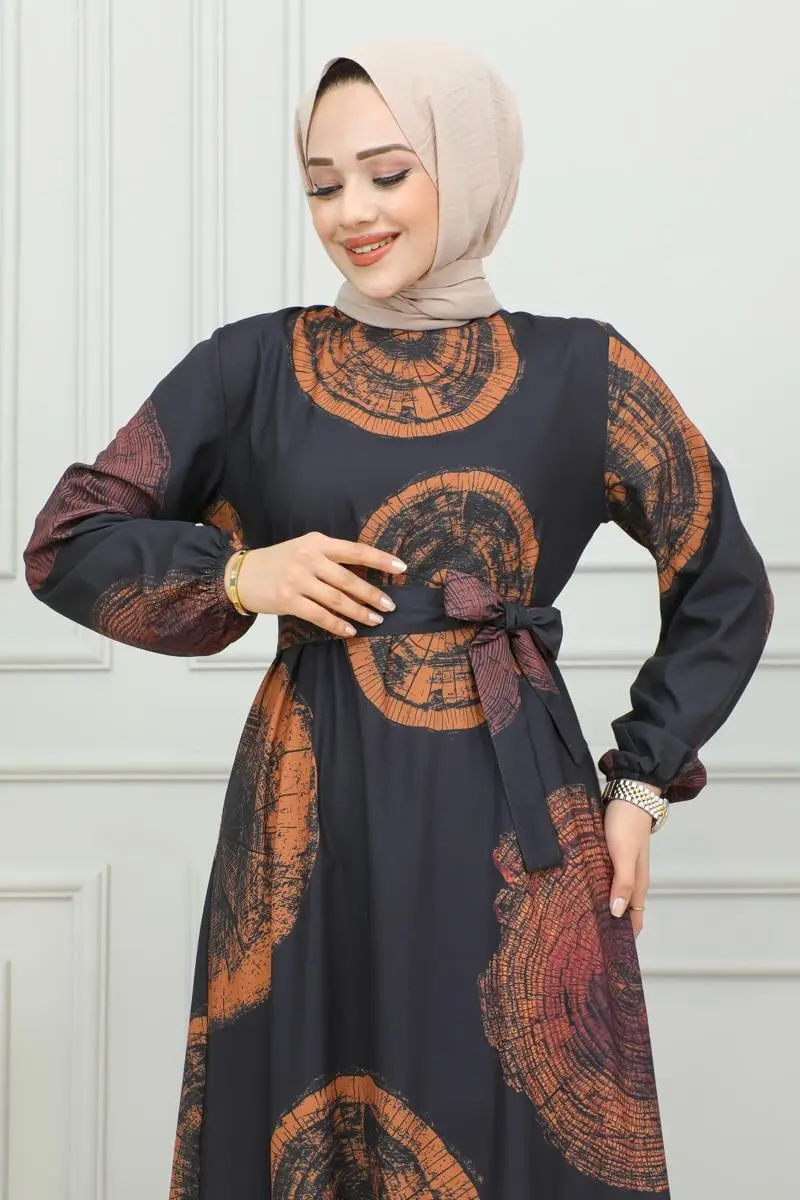 Aerobin Patterned Dress-detail