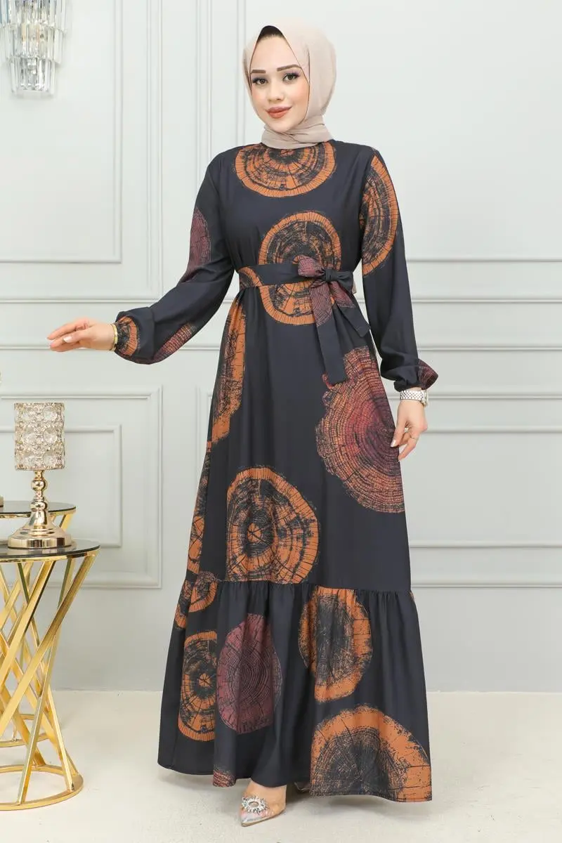 Aerobin Patterned Dress-detail