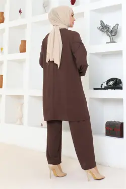 Aerobin Suit With Sleeve Detail