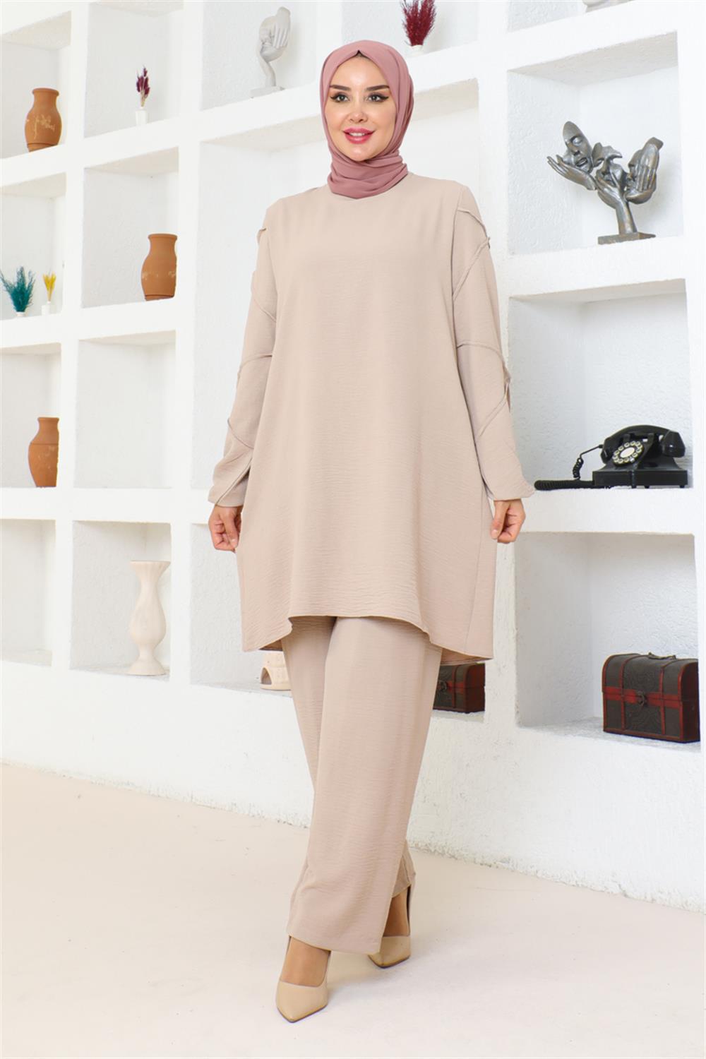 Aerobin Suit With Sleeve Detail