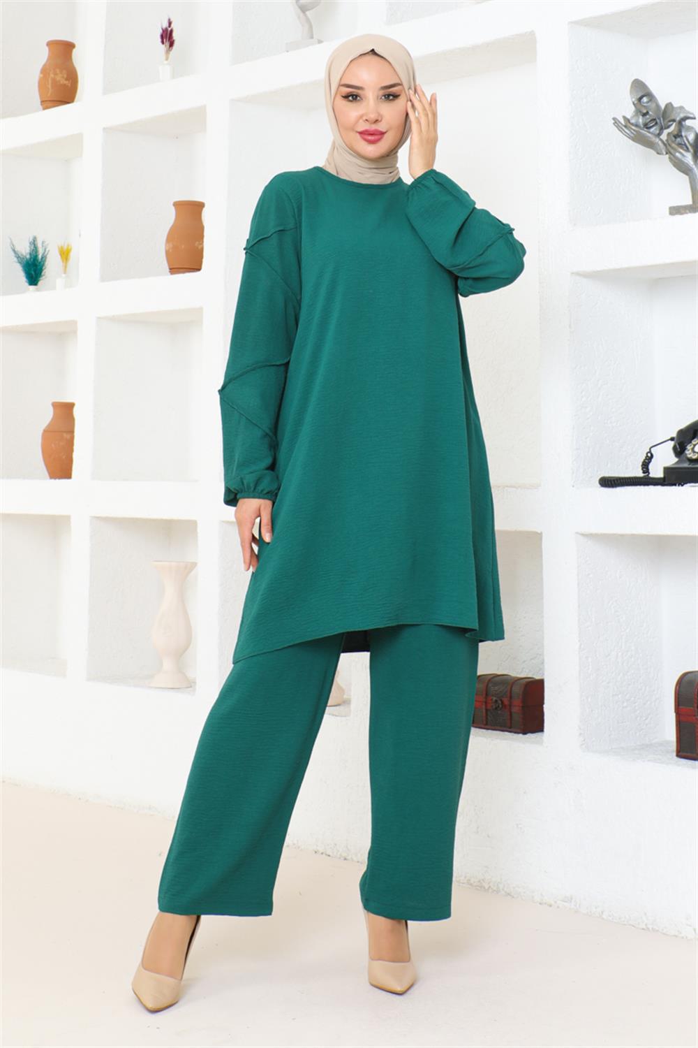 Aerobin Suit With Sleeve Detail