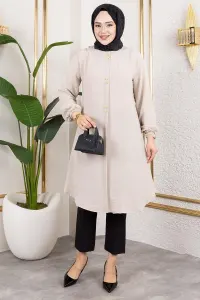 Aerobin Tunic With Button Detail