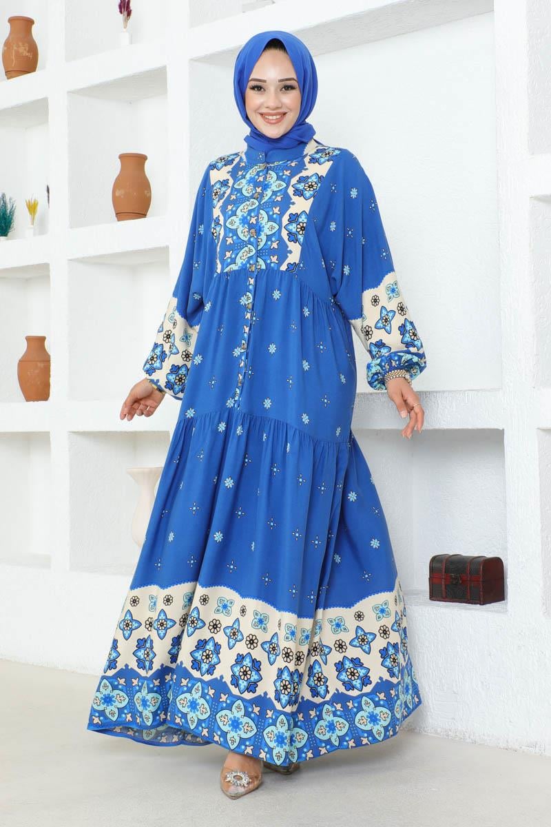 Authentic Patterned Viscose Dress