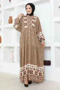 Authentic Patterned Viscose Dress