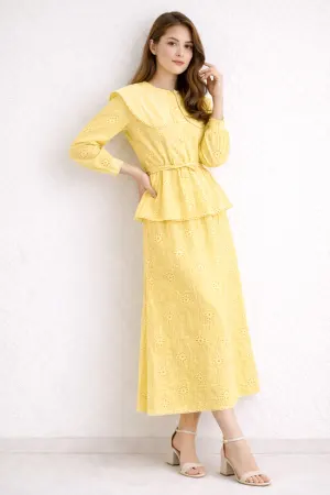 Baby Collar Lace Two-piece Set
