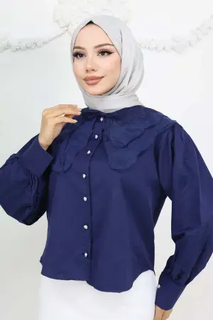 Baby Collar Short Shirt