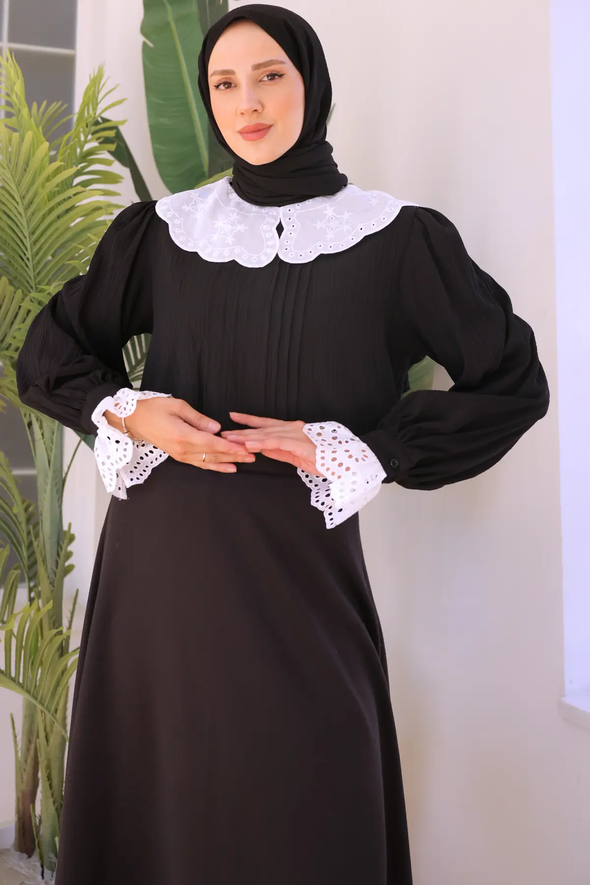 Baby Collar Short Shirt-detail