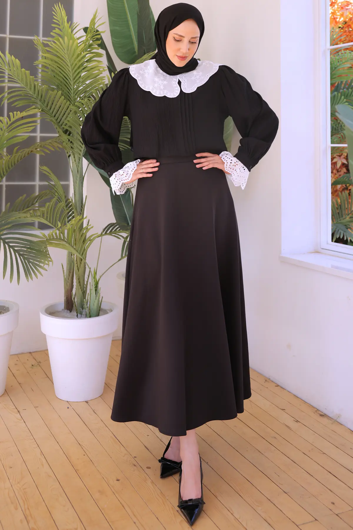 Baby Collar Short Shirt-detail