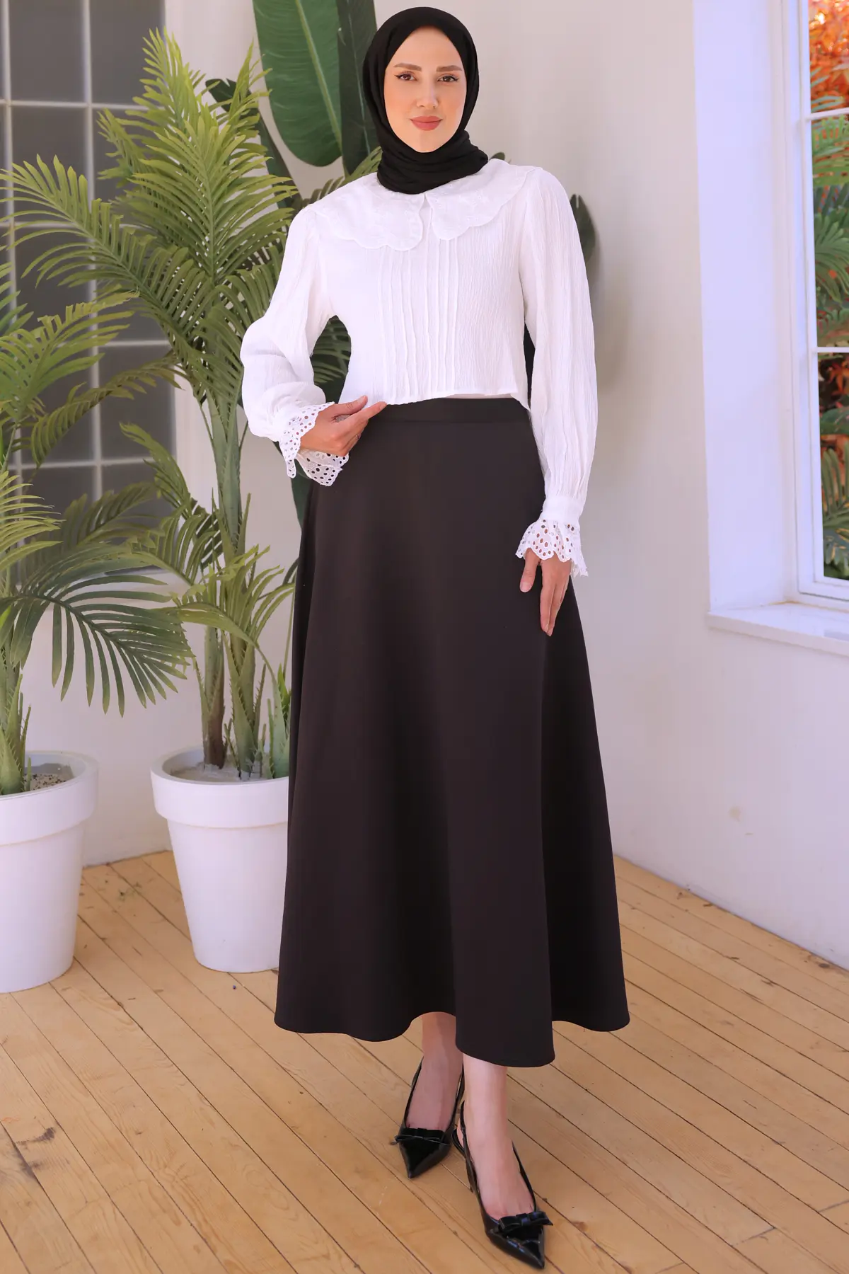 Baby Collar Short Shirt-detail