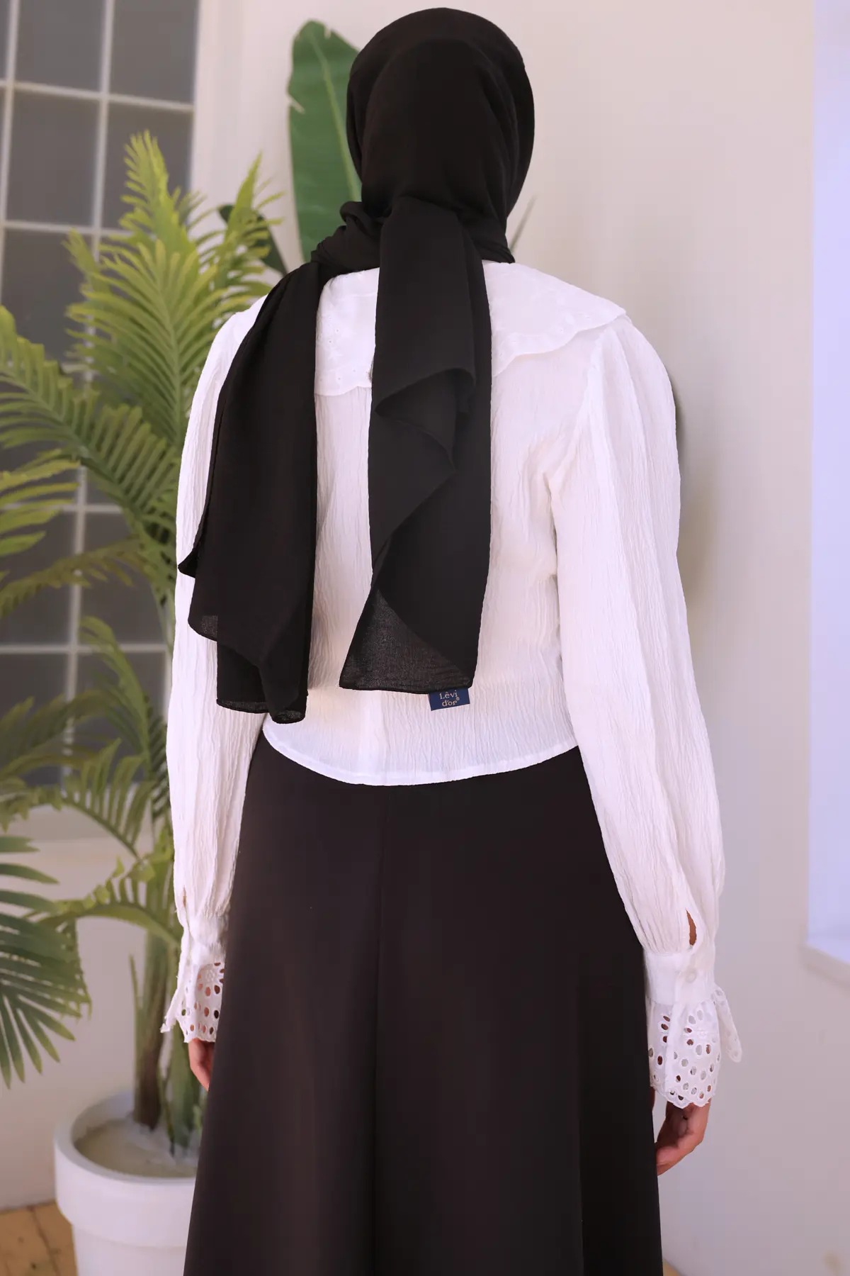 Baby Collar Short Shirt-detail