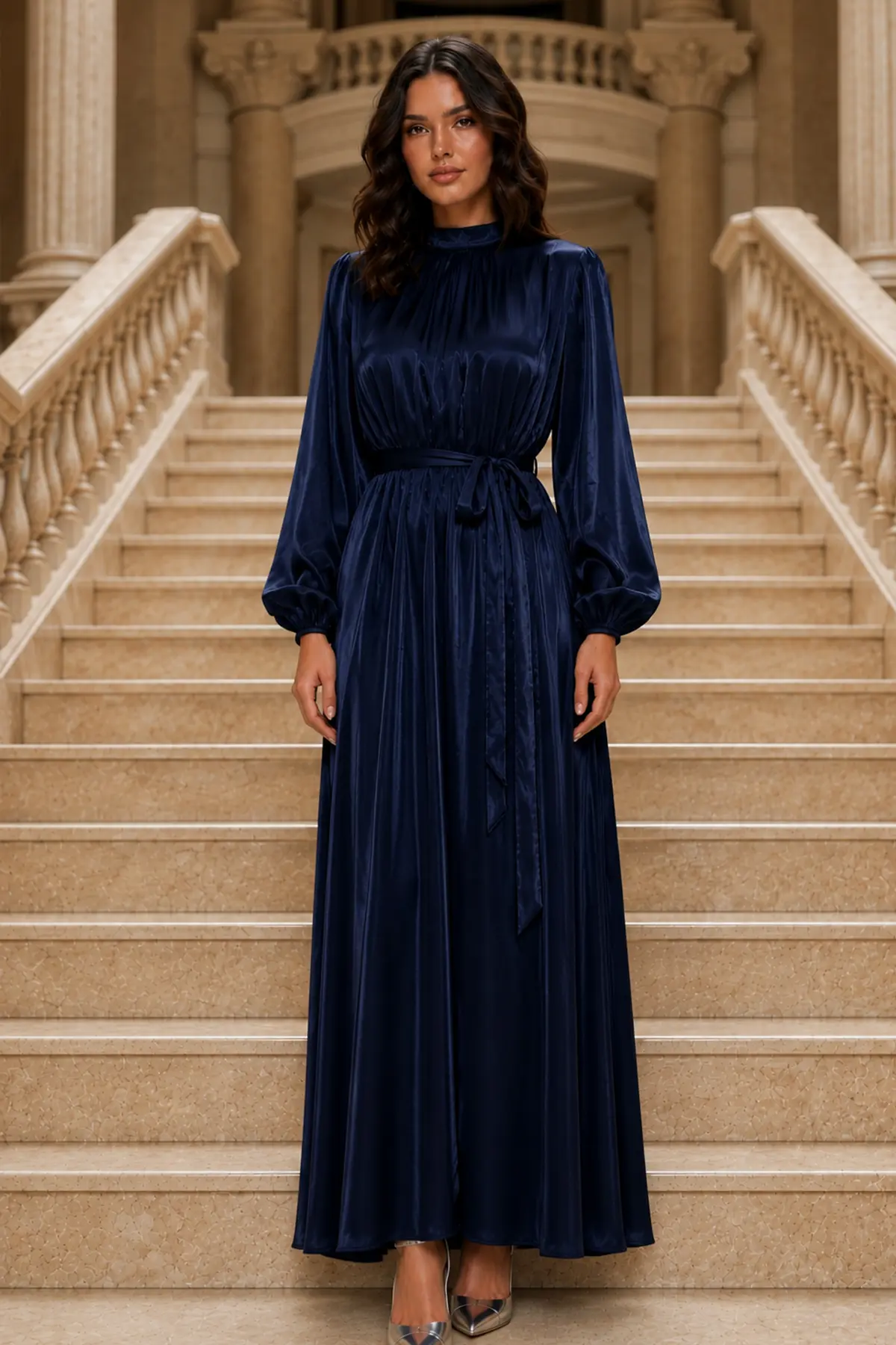 Balloon Sleeve Dress-detail