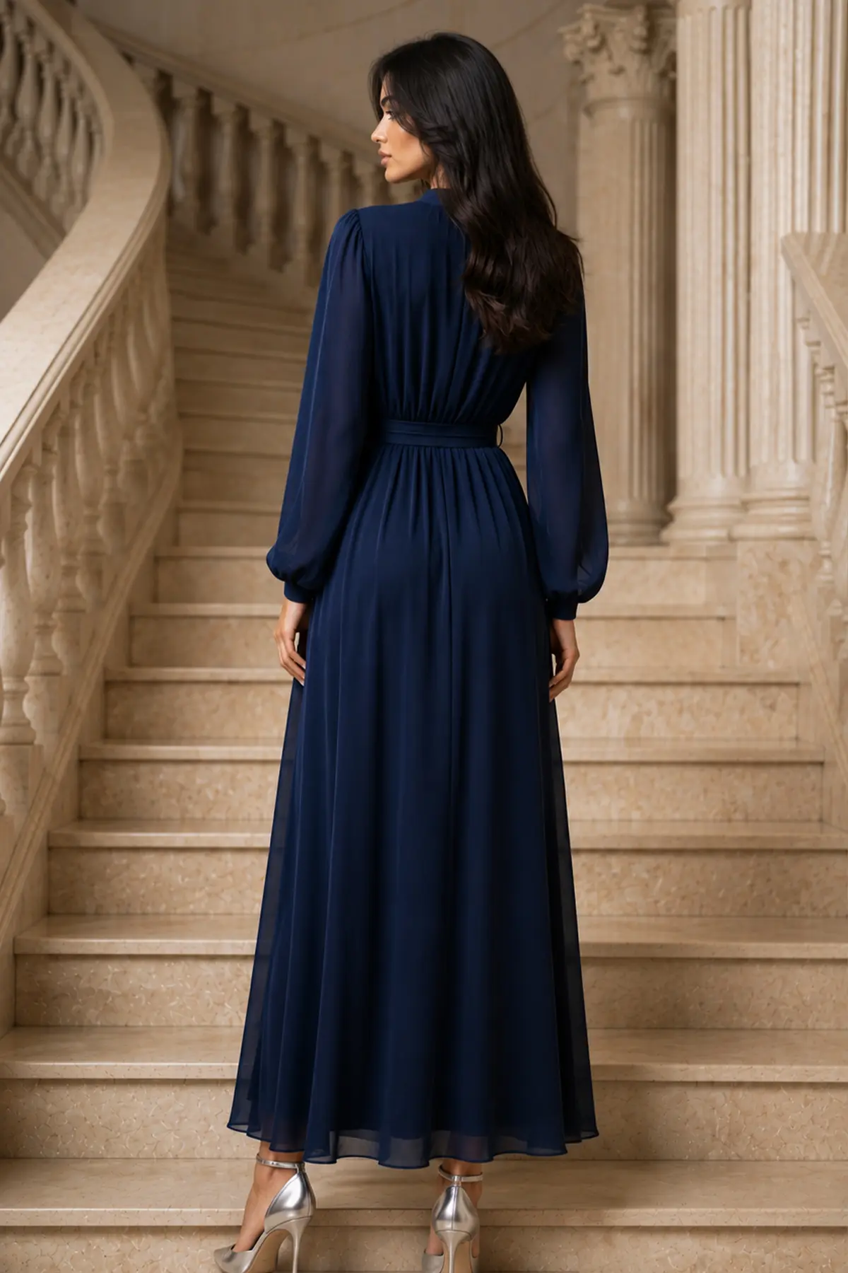 Balloon Sleeve Dress-detail