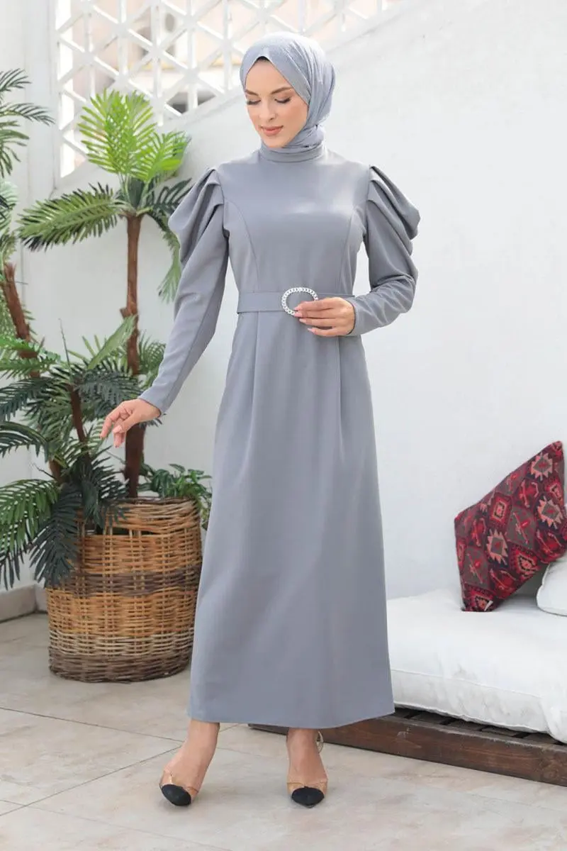 Balloon Sleeve Dress-detail