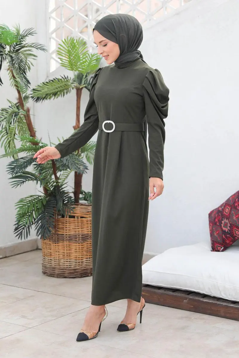 Balloon Sleeve Dress-detail