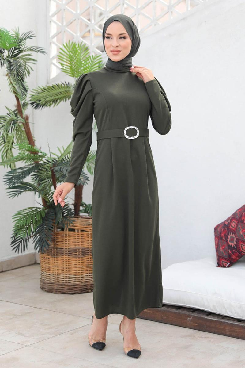 Balloon Sleeve Dress