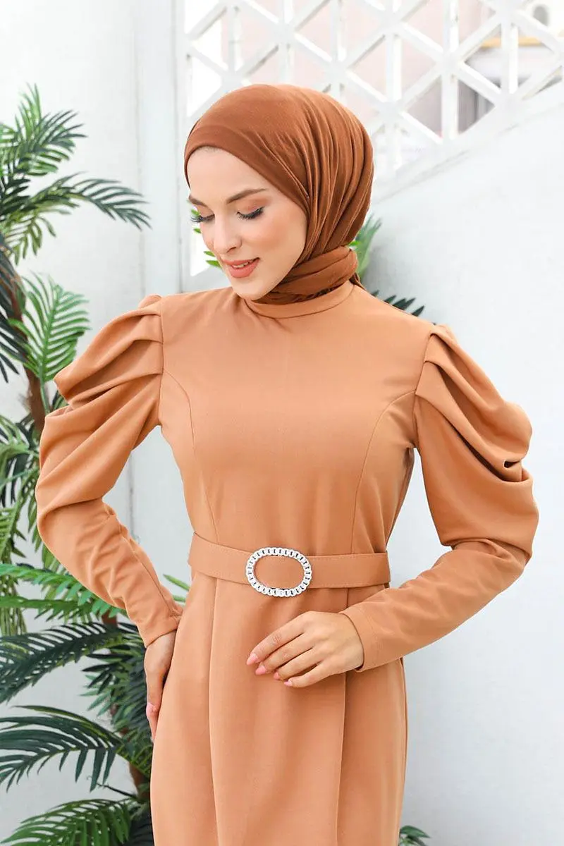 Balloon Sleeve Dress-detail