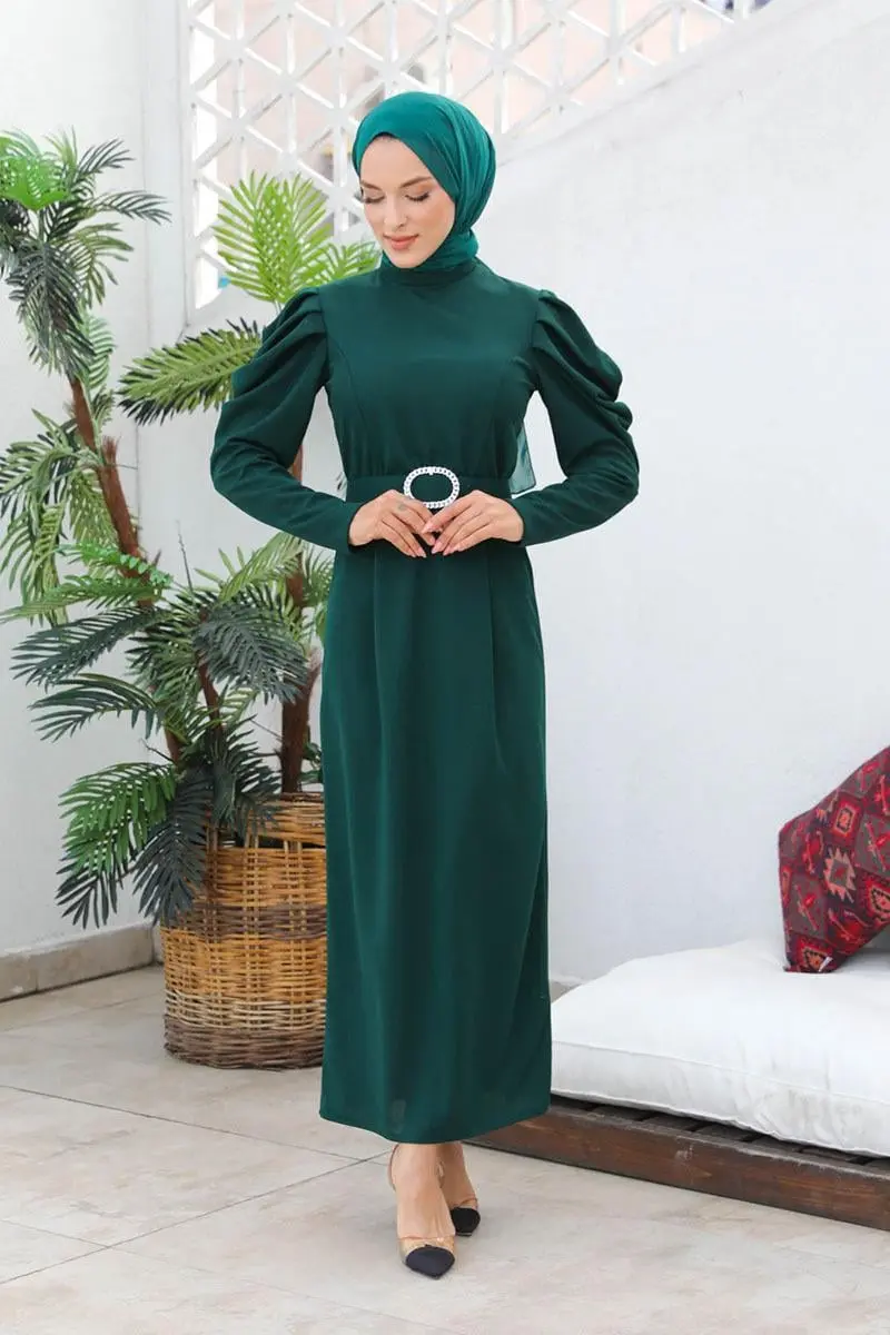 Balloon Sleeve Dress-detail