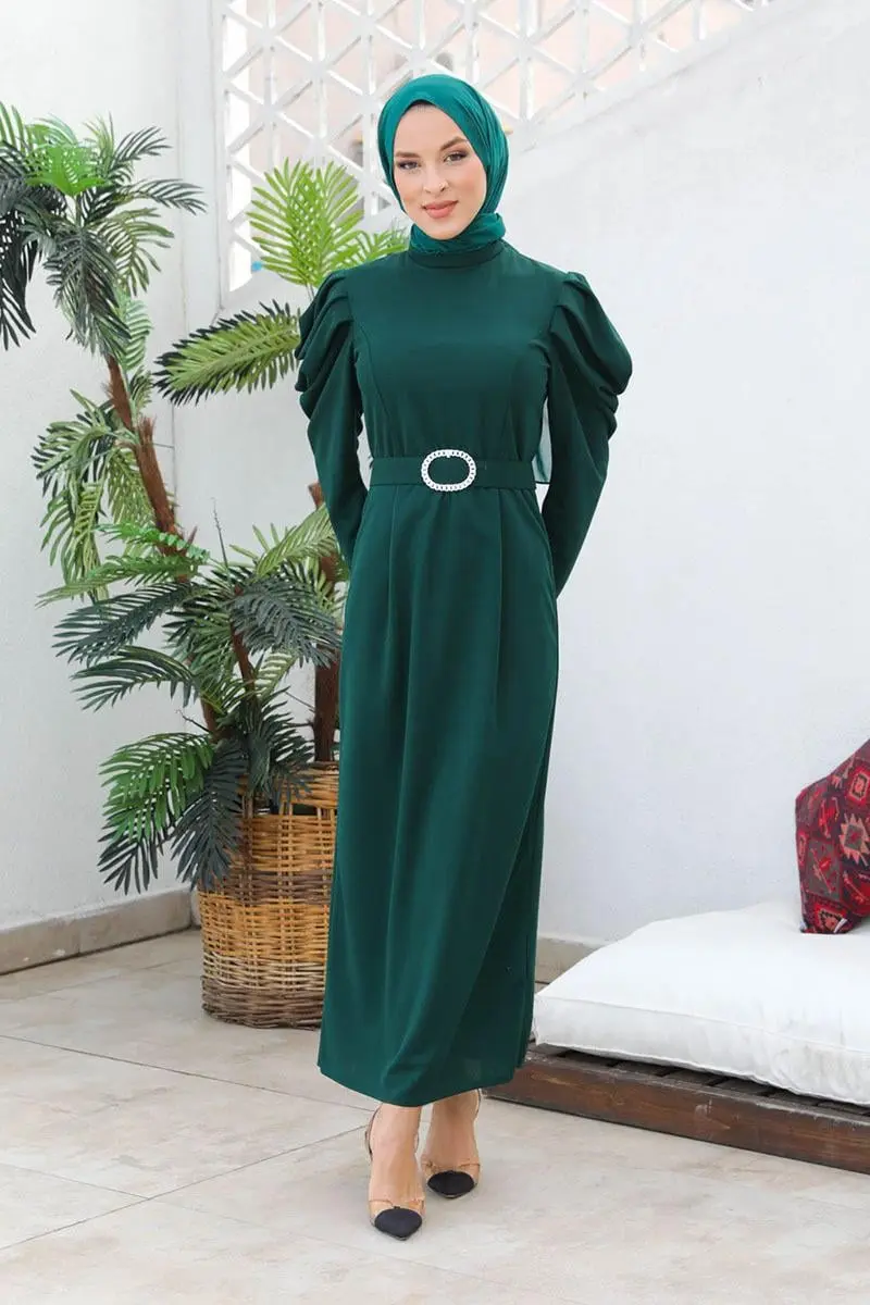 Balloon Sleeve Dress-detail