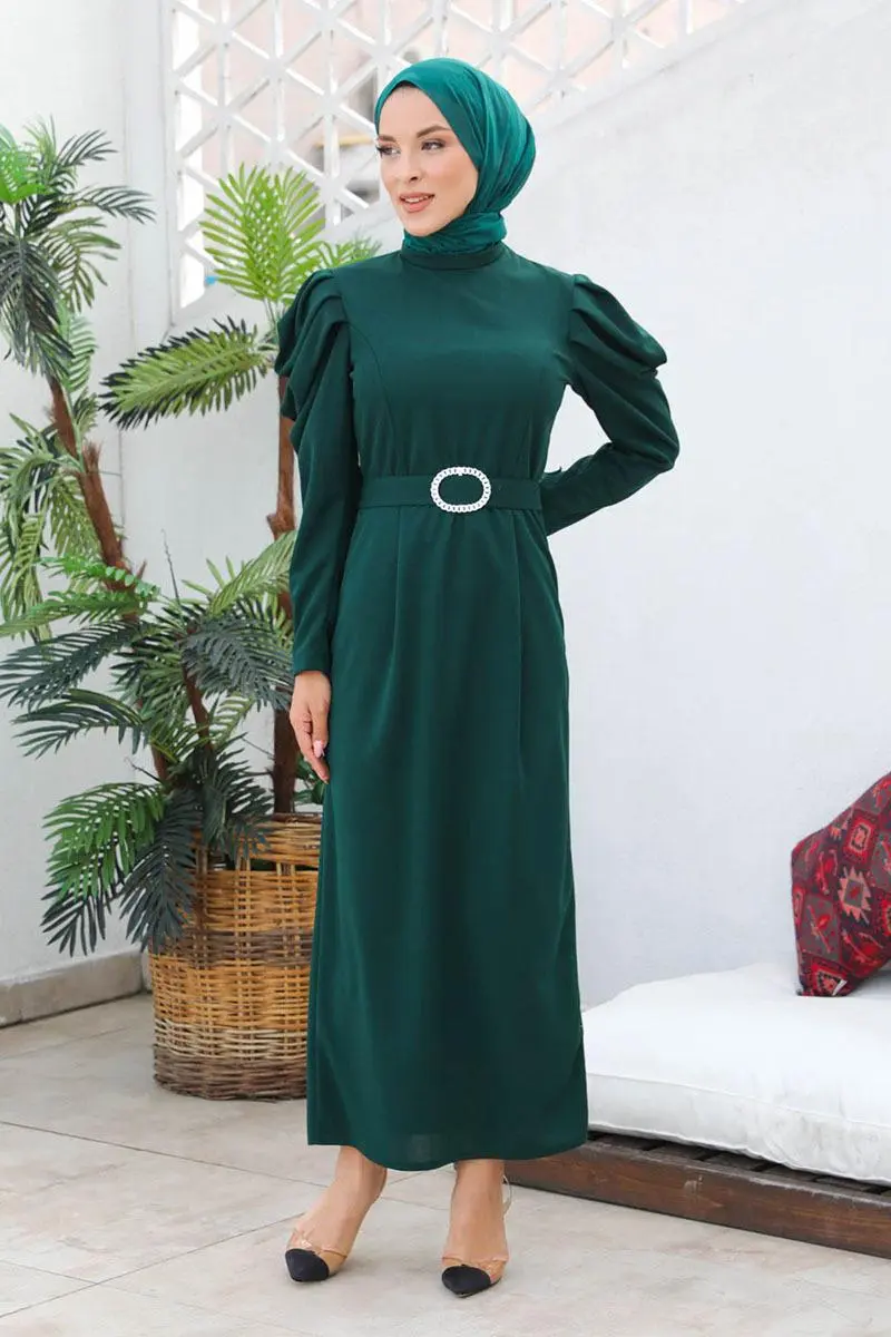 Balloon Sleeve Dress-detail