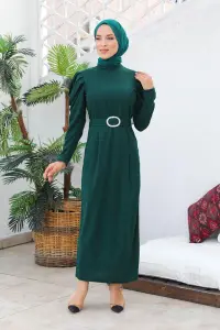 Balloon Sleeve Dress