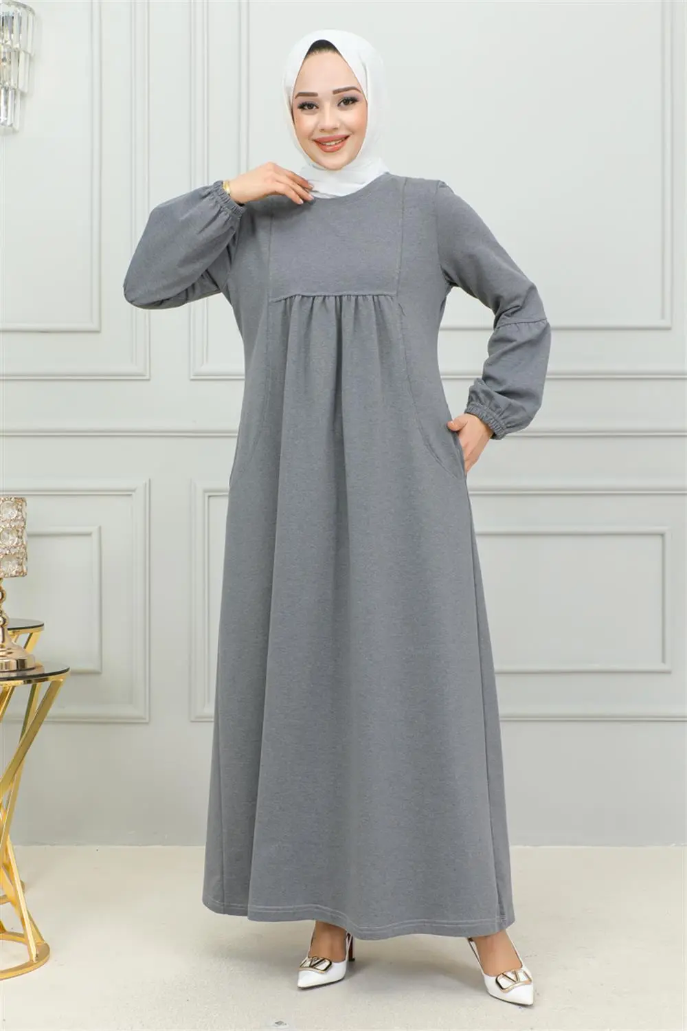 Balloon Sleeve Sports Dress-detail