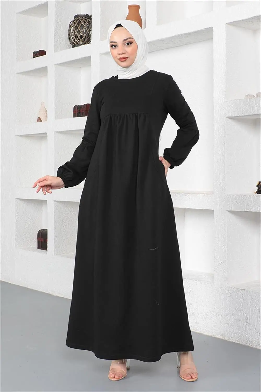 Balloon Sleeve Sports Dress-detail