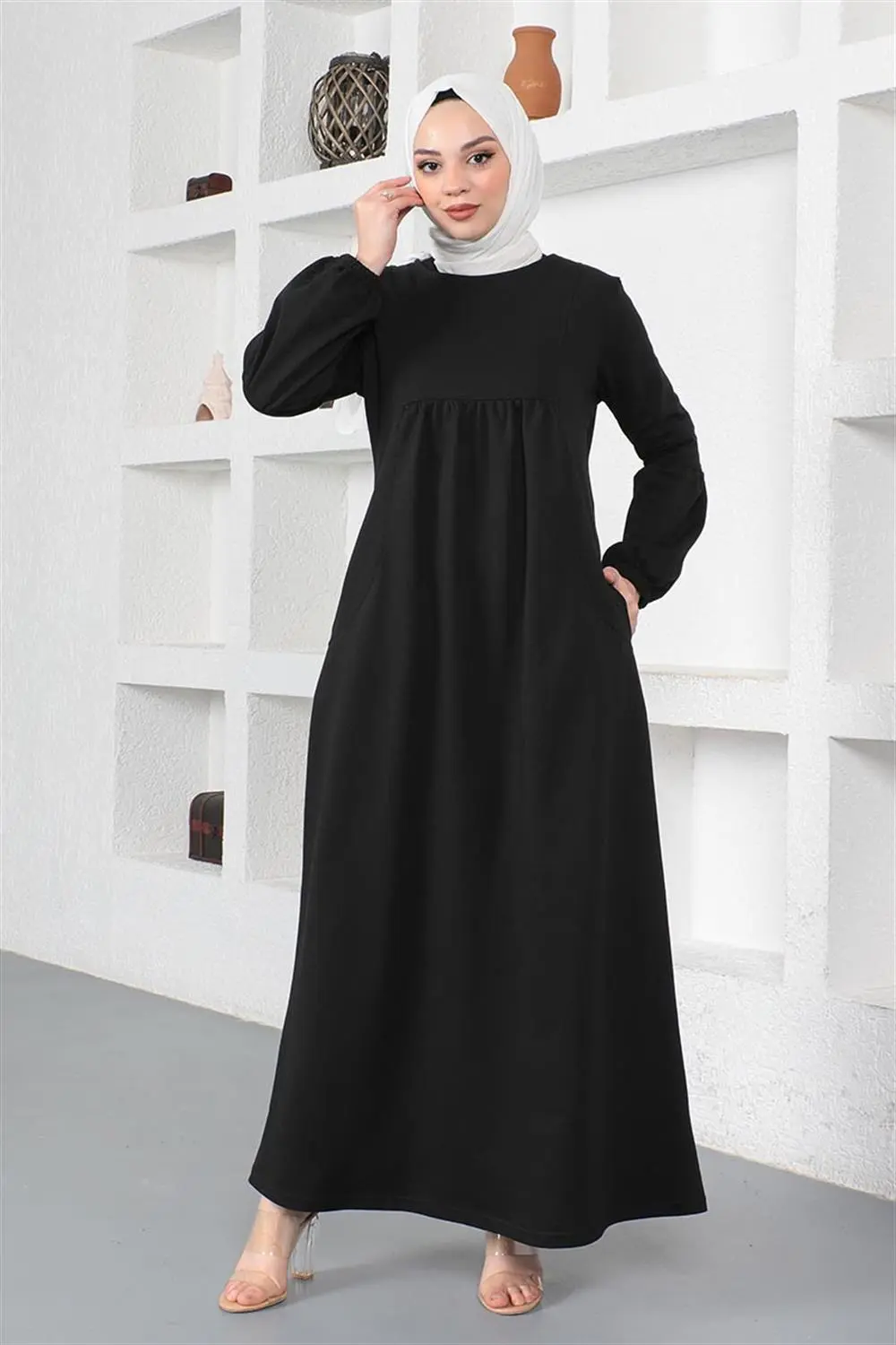 Balloon Sleeve Sports Dress-detail