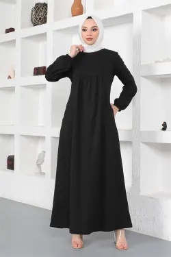 Balloon Sleeve Sports Dress