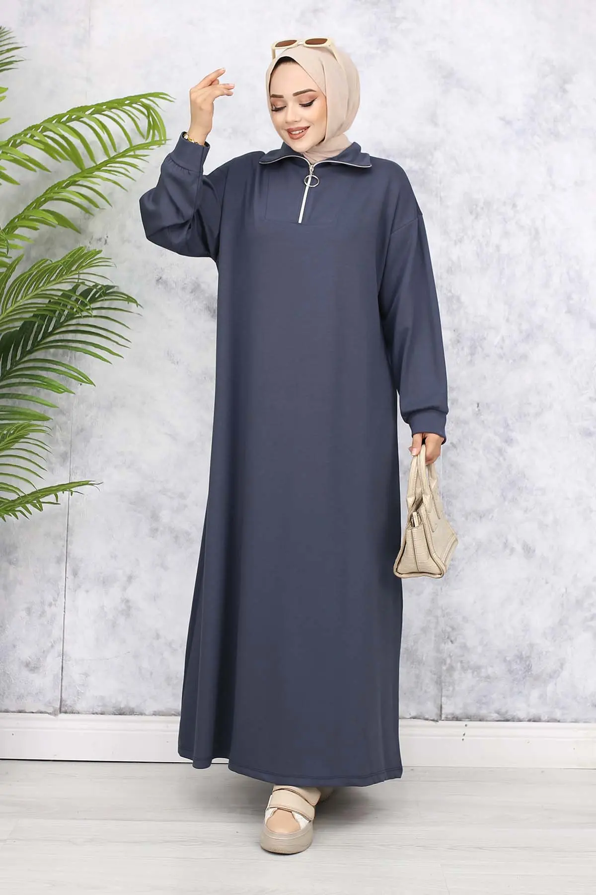 Basic Hijab Dress-detail