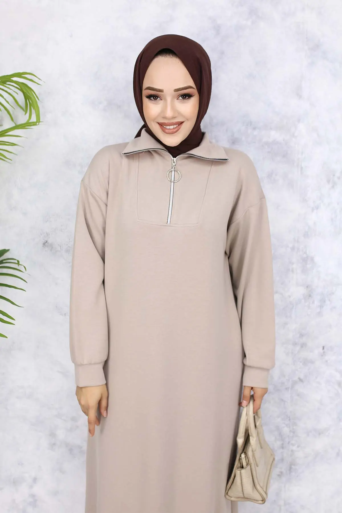 Basic Hijab Dress-detail