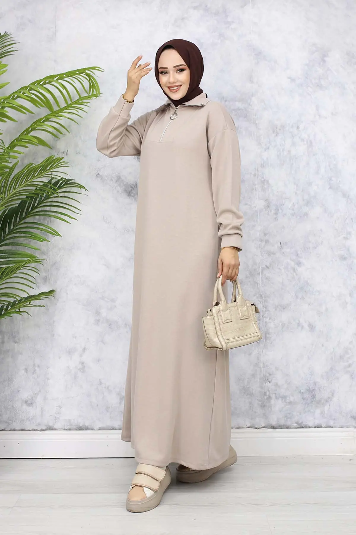 Basic Hijab Dress-detail