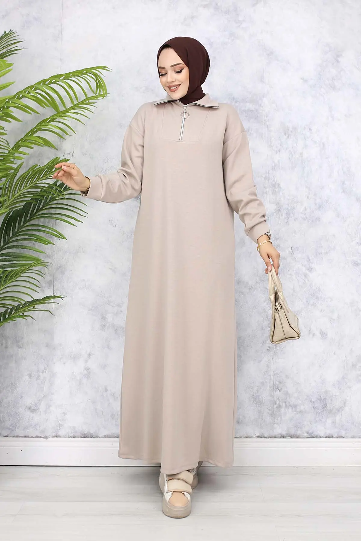 Basic Hijab Dress-detail