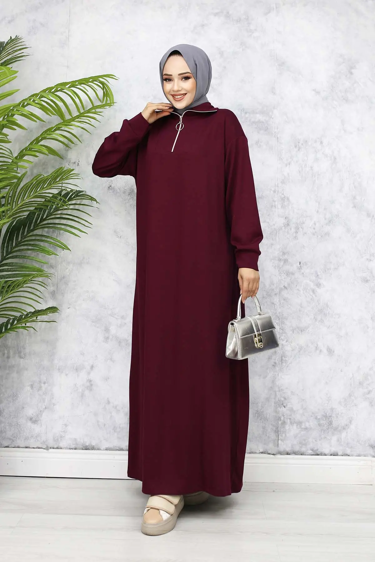 Basic Hijab Dress-detail