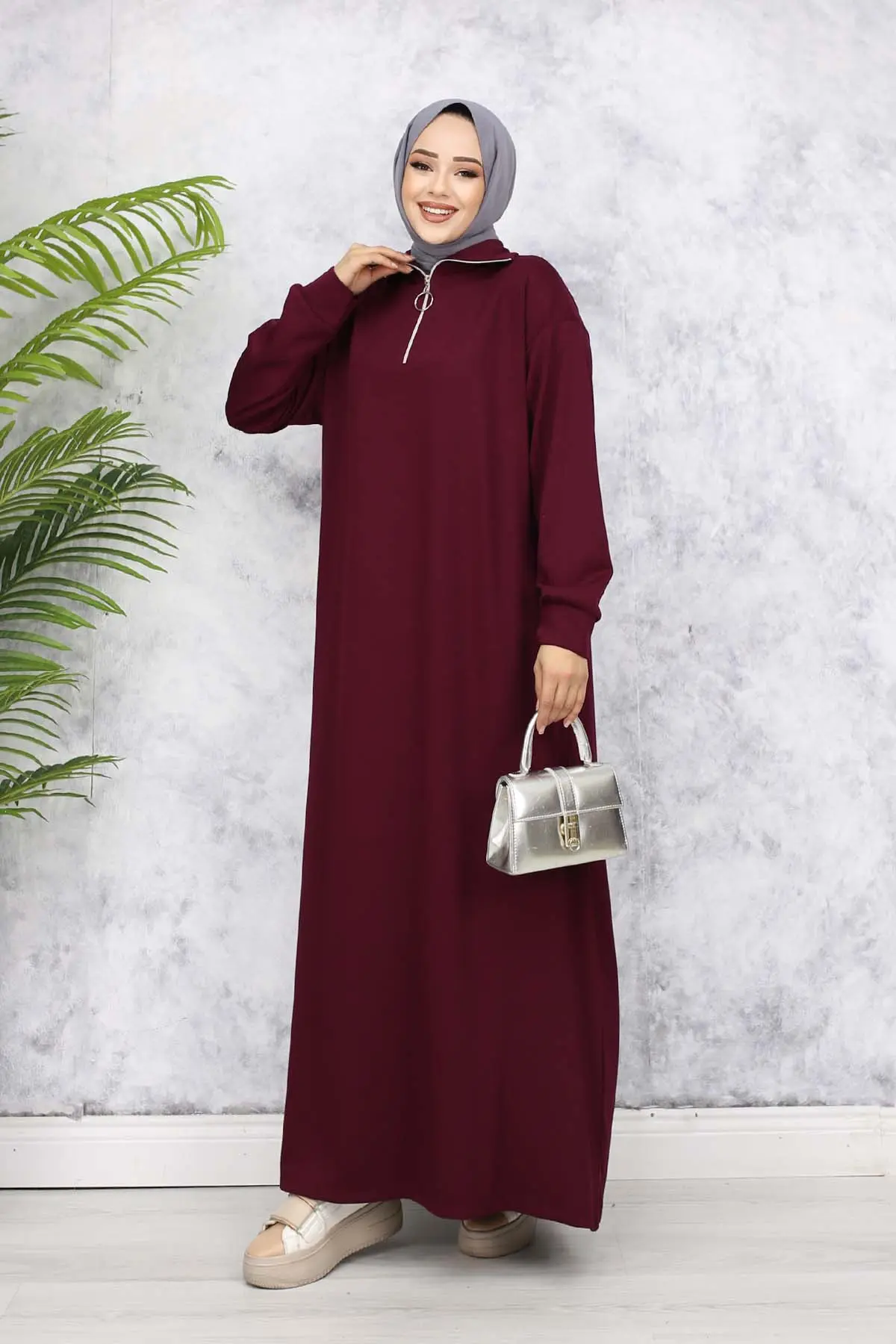 Basic Hijab Dress-detail
