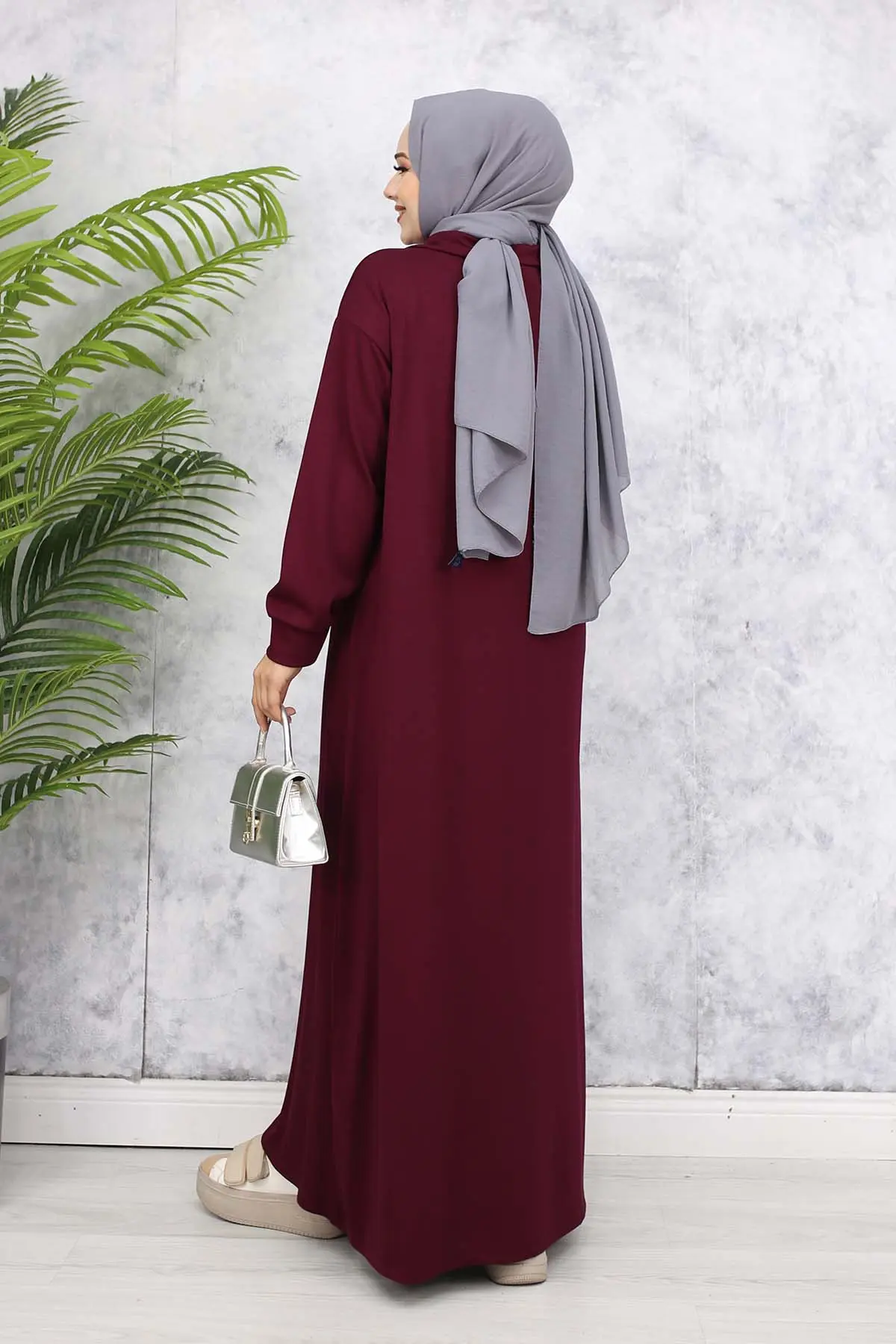 Basic Hijab Dress-detail