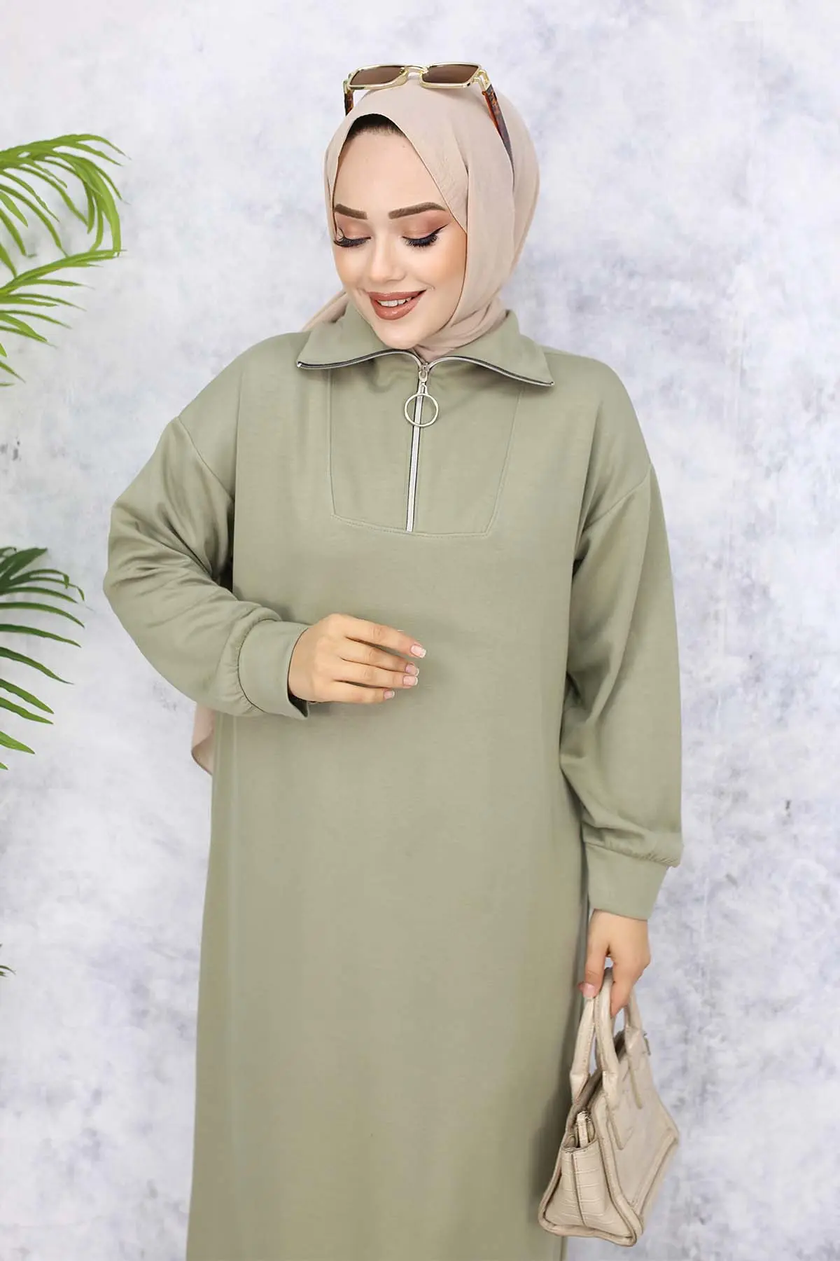 Basic Hijab Dress-detail