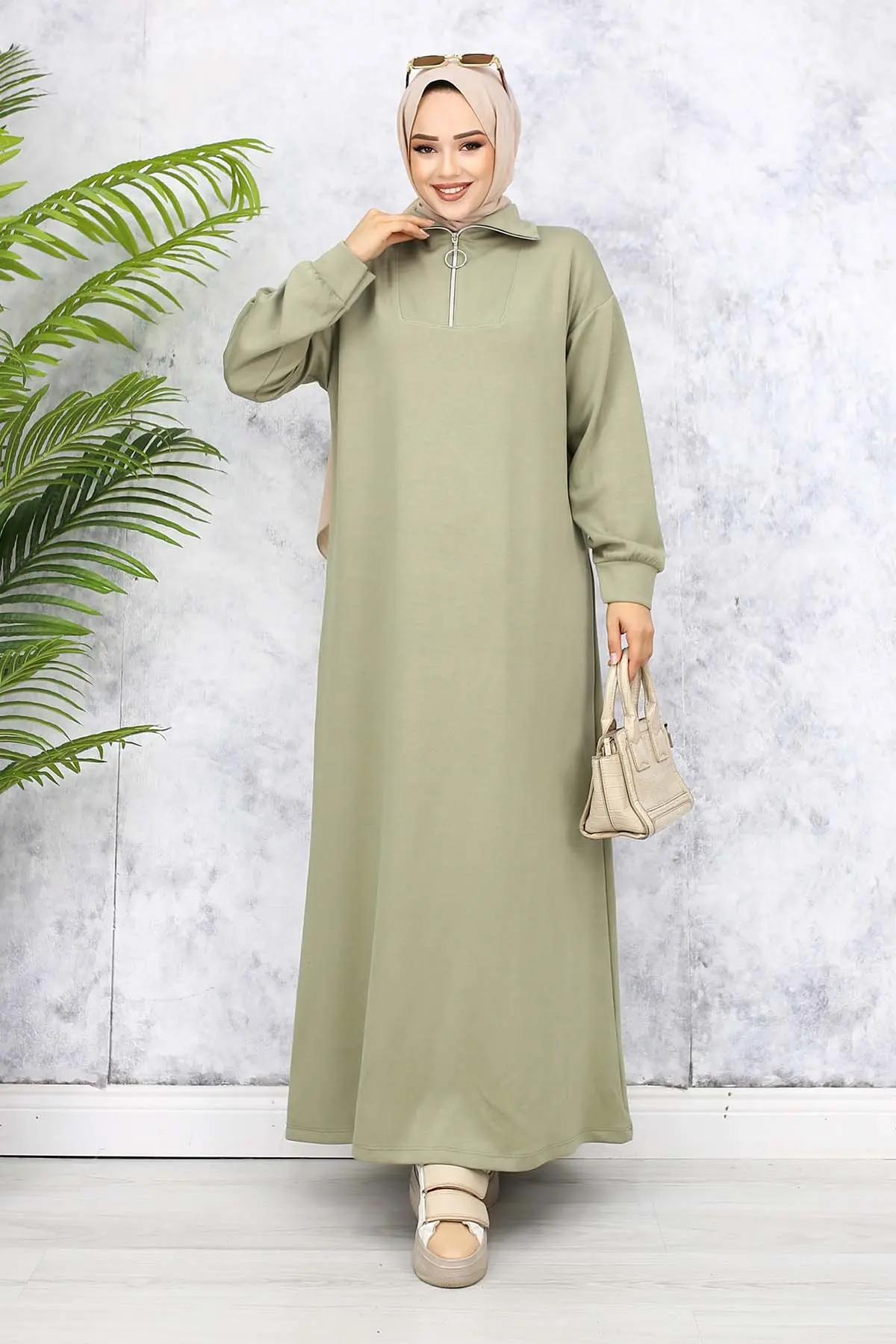 Basic Hijab Dress-detail