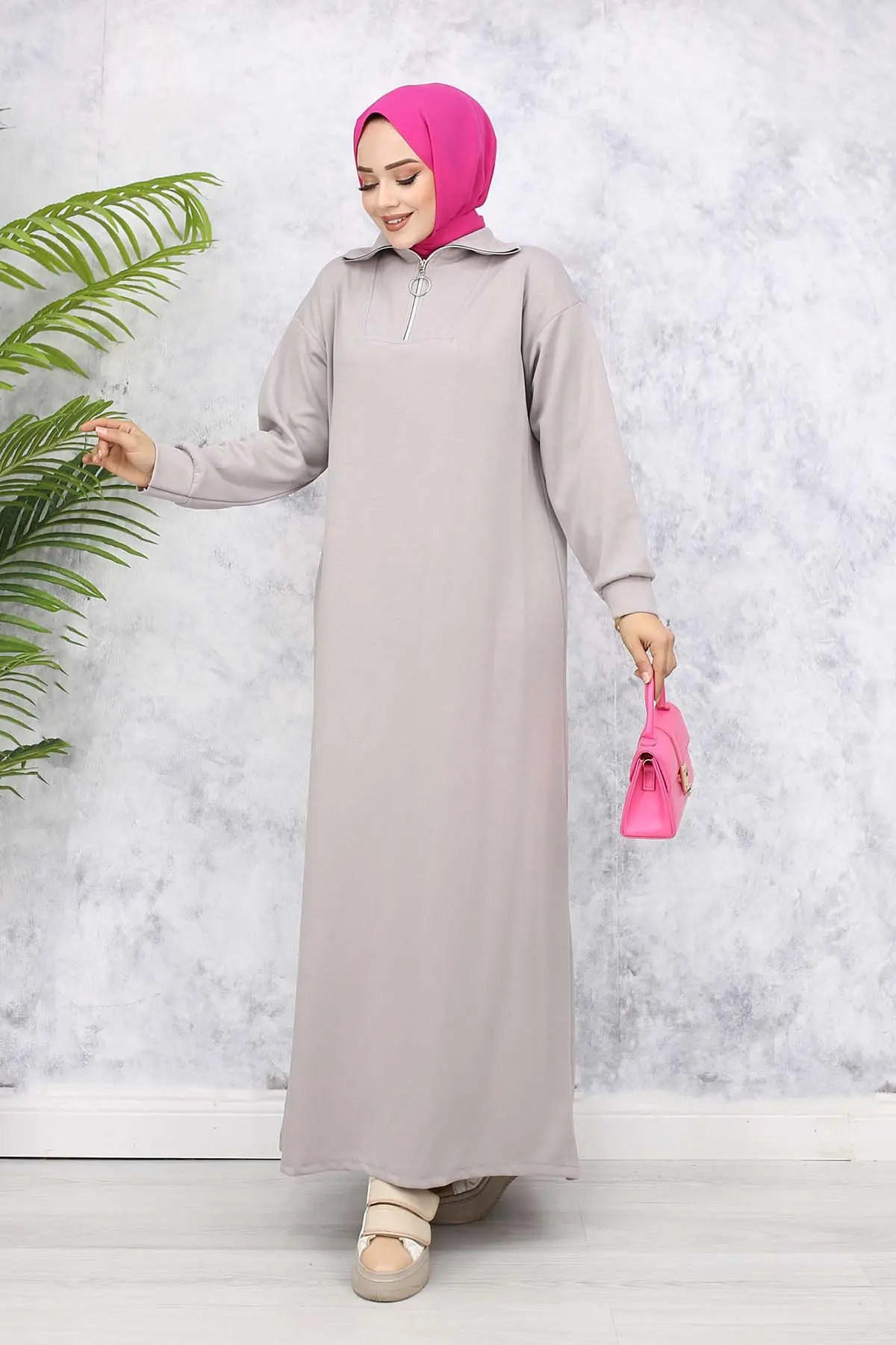 Basic Hijab Dress-detail