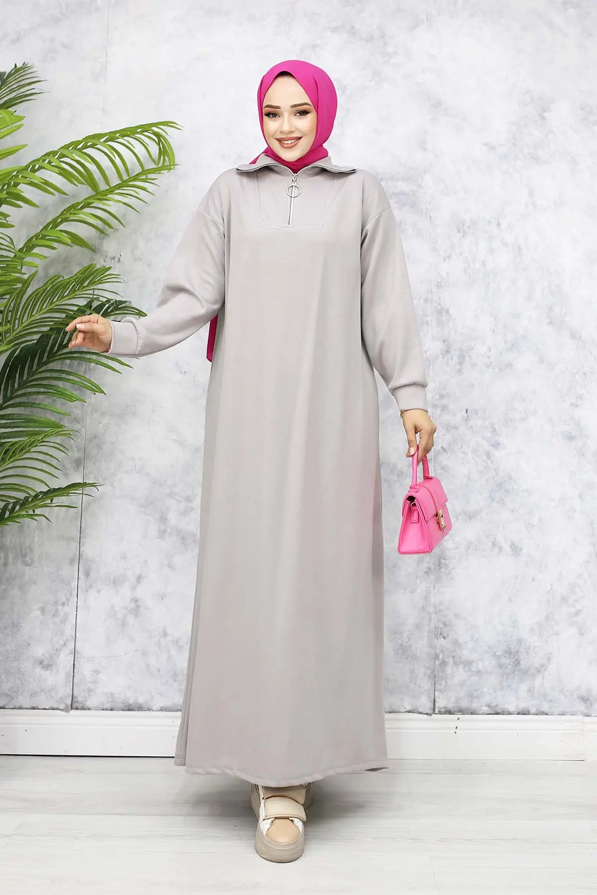 Basic Hijab Dress-detail