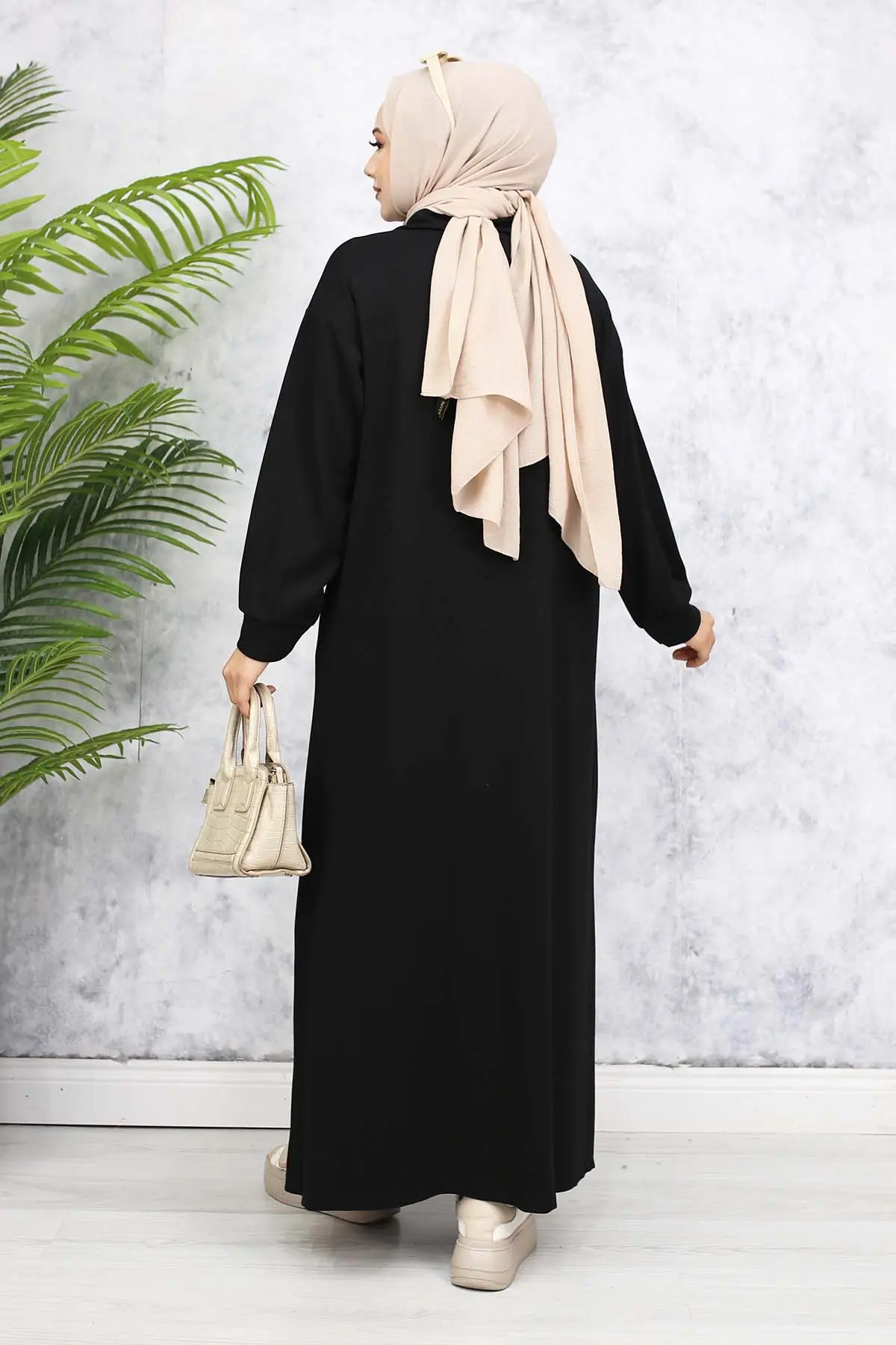 Basic Hijab Dress-detail