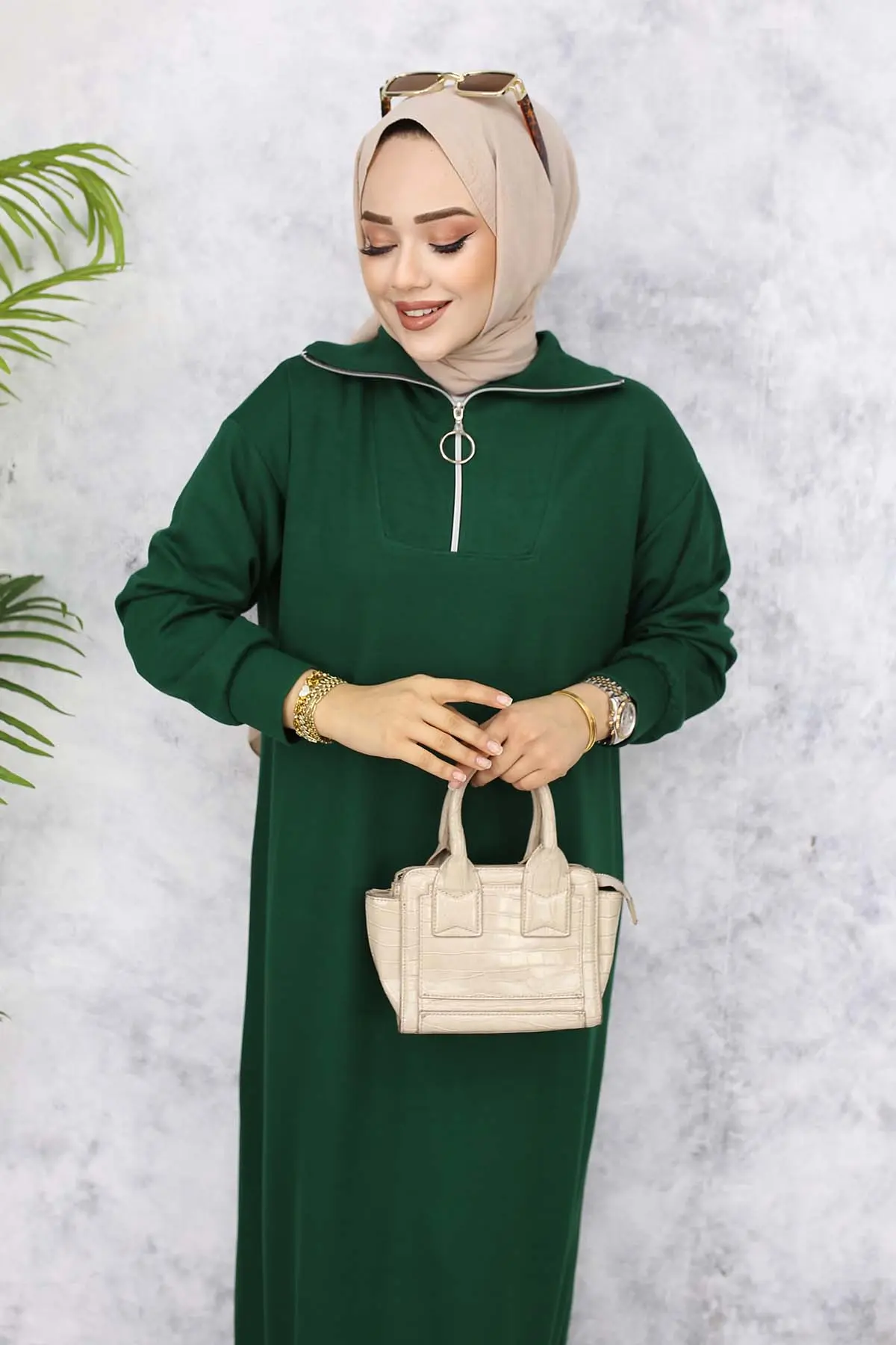 Basic Hijab Dress-detail
