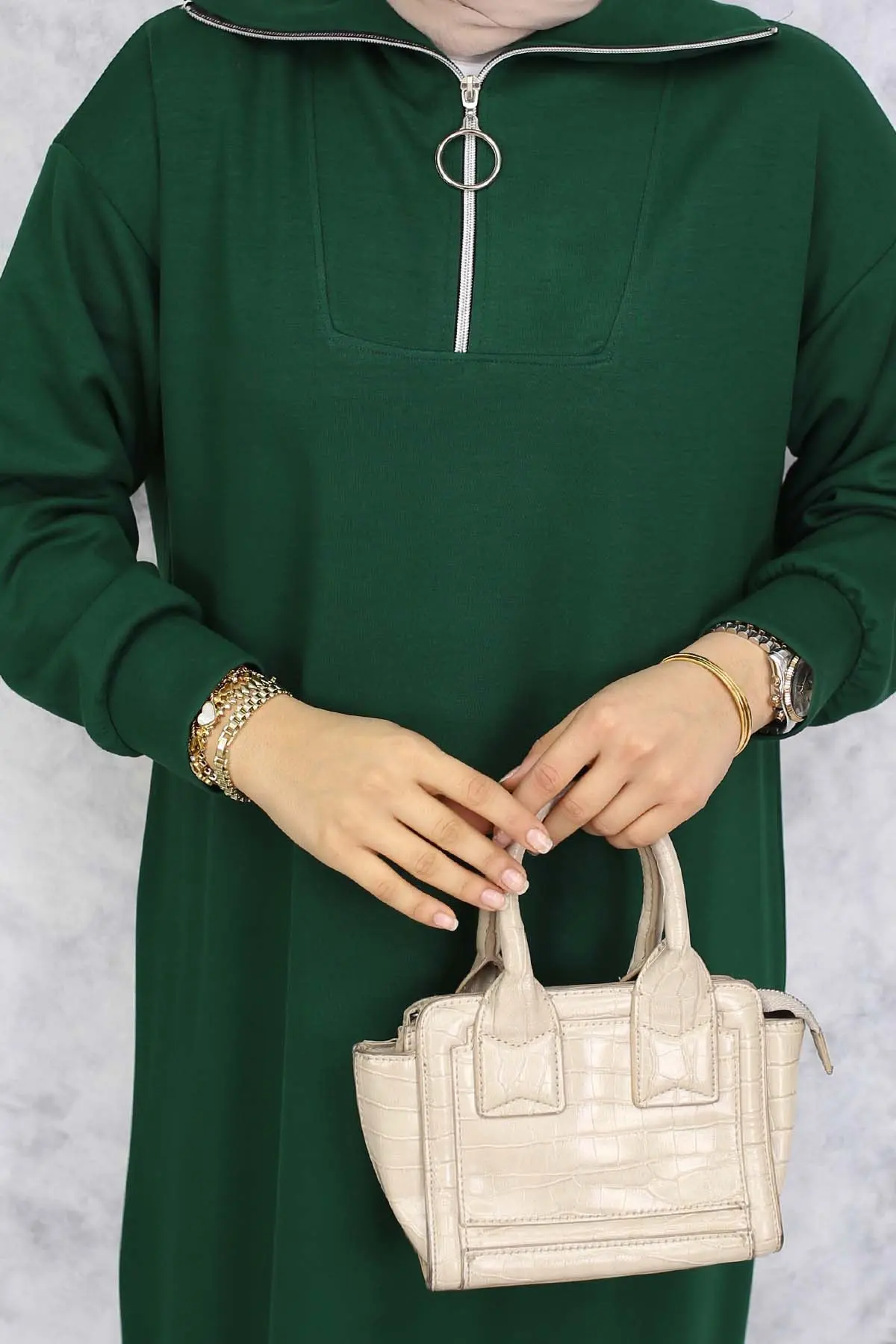 Basic Hijab Dress-detail