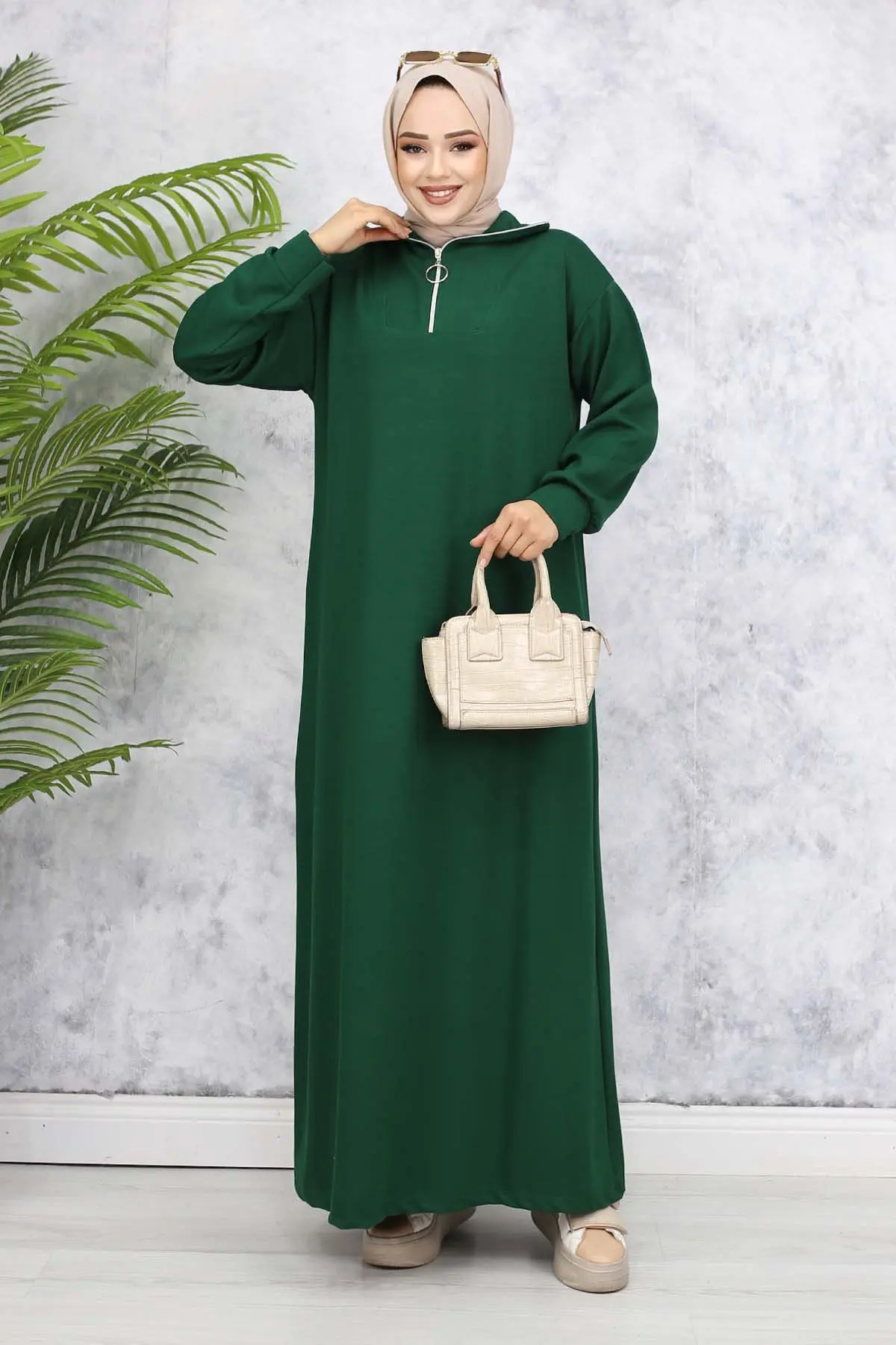 Basic Hijab Dress-detail