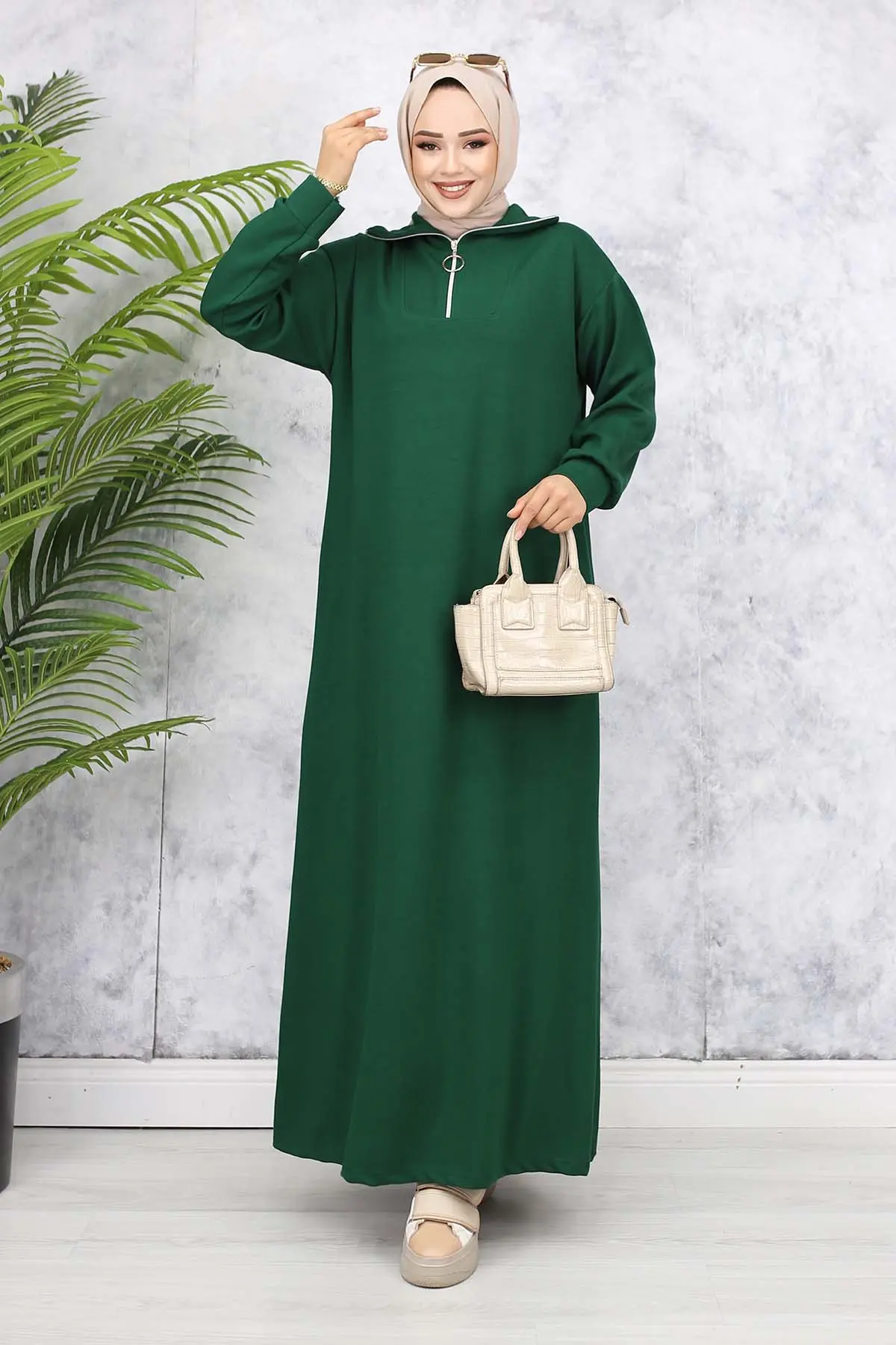 Basic Hijab Dress-detail