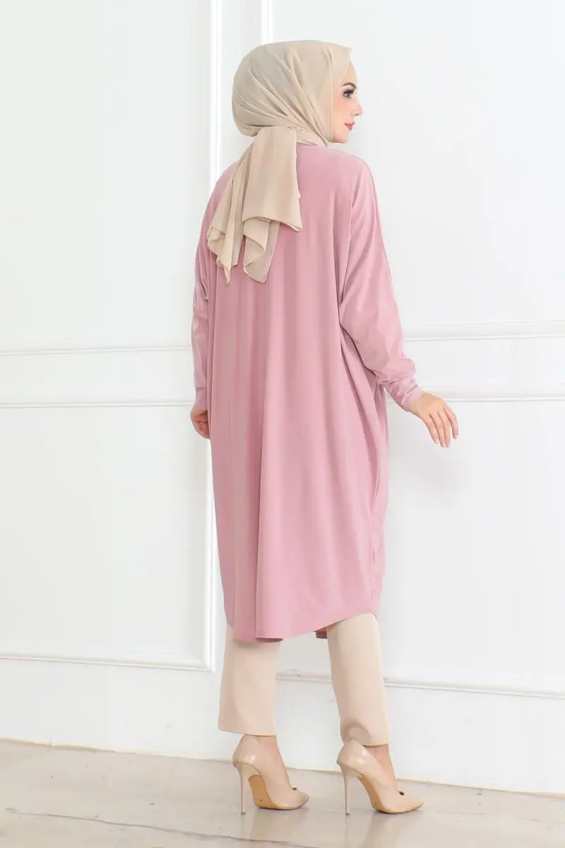 Bat Sleeve Loose Tunic-detail