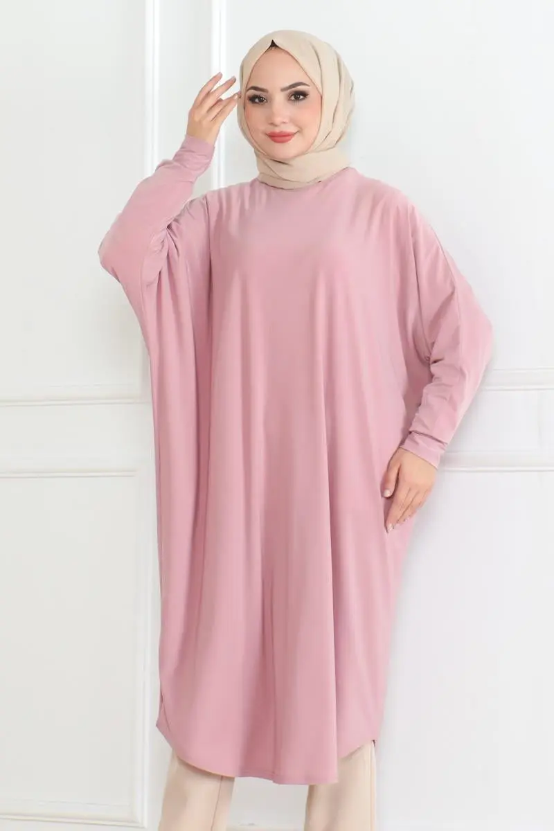 Bat Sleeve Loose Tunic-detail