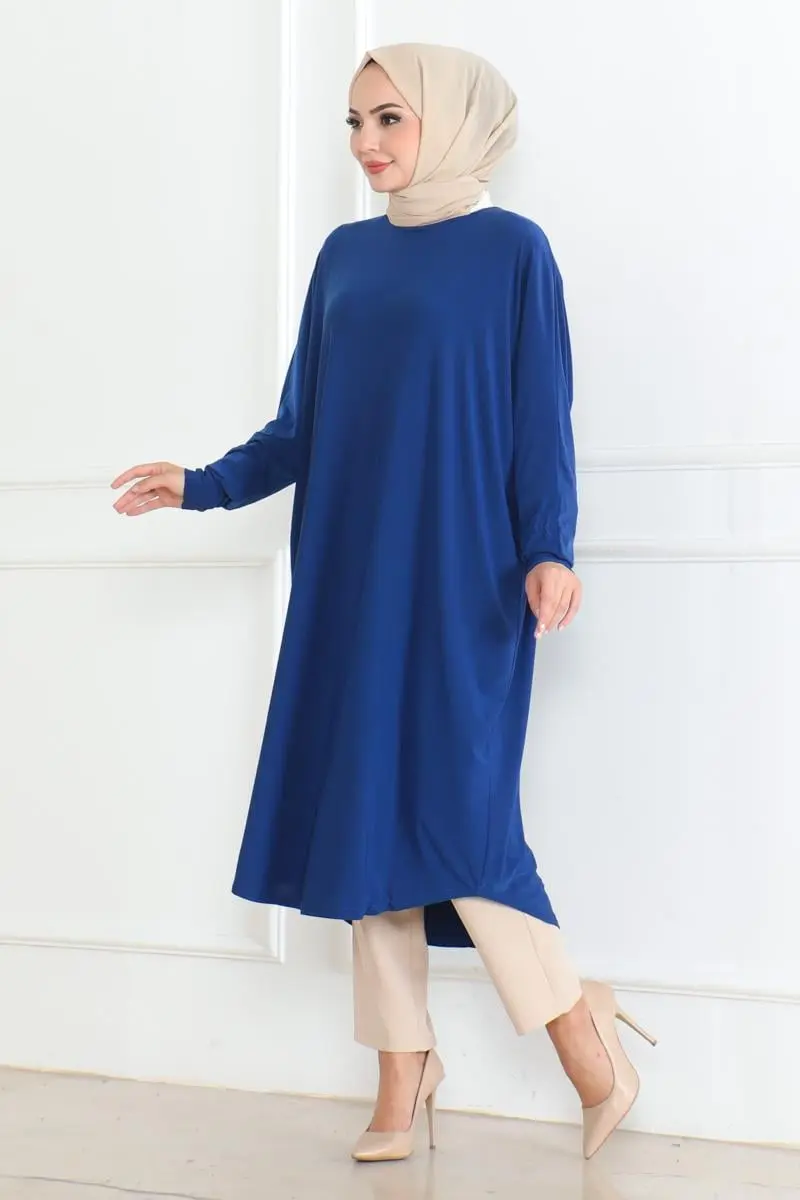 Bat Sleeve Loose Tunic-detail