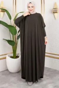 Bat Sleeve Sandy Dress