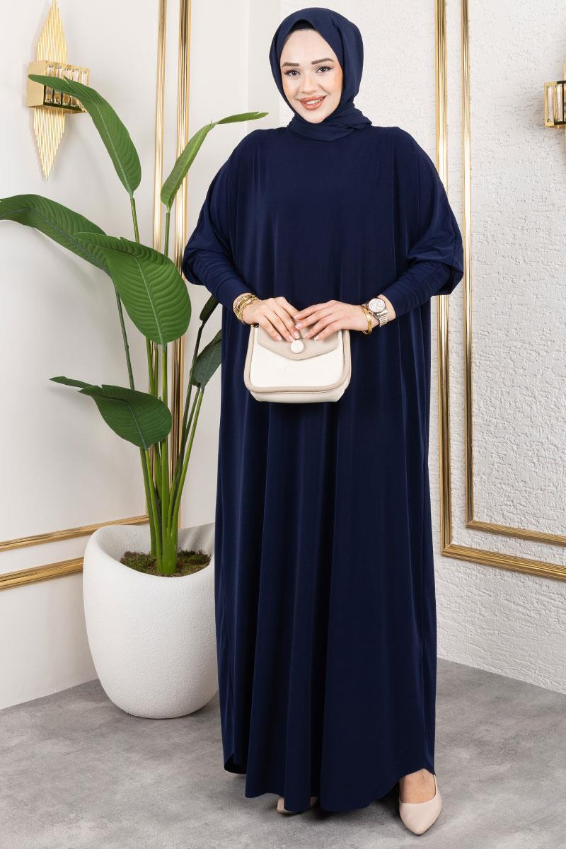 Bat Sleeve Sandy Dress