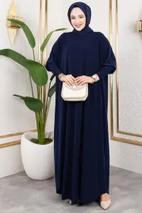 Bat Sleeve Sandy Dress